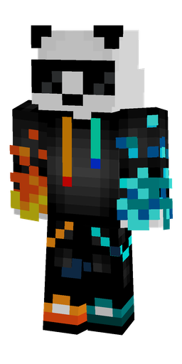 Black skin: body, front render