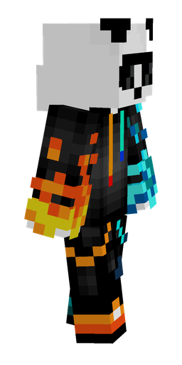 Black skin: body, right side render