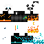 Black skin: raw texture render