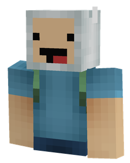 Blue skin: bust render
