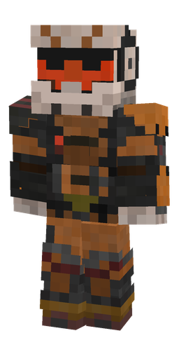 Black skin: body, front render