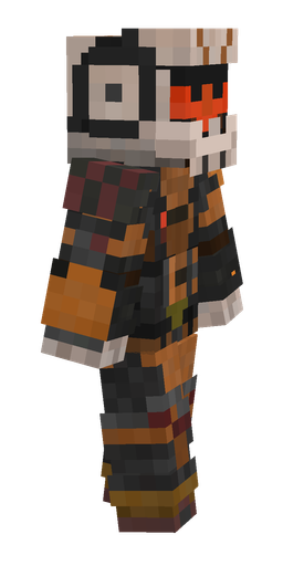 Black skin: body, right side render
