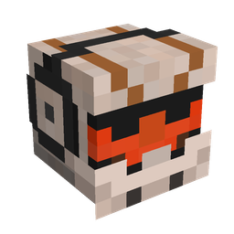 Black skin: head render