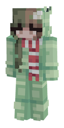 Green skin: body, front render
