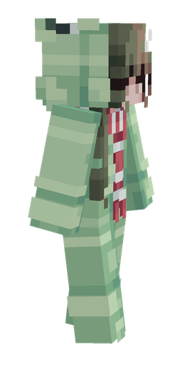 Green skin: body, right side render
