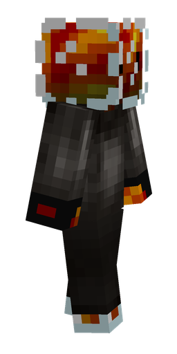 Black skin: body, right side render