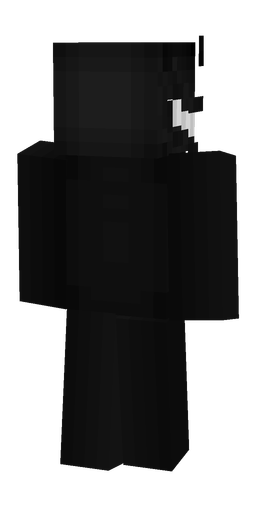Black skin: body, back render
