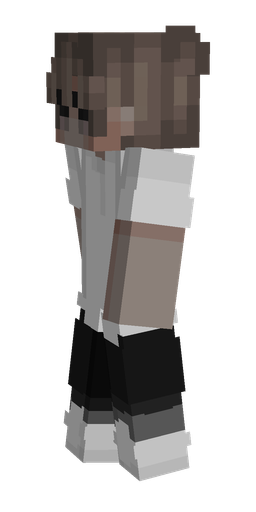 Black skin: body, left side render