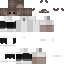 Black skin: raw texture render