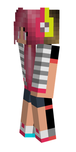 Black skin: body, left side render