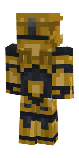 Black skin: body, back render