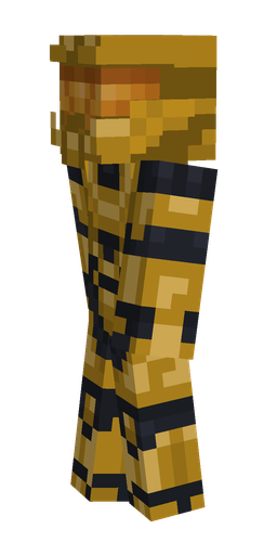 Black skin: body, left side render