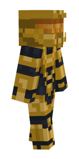 Black skin: body, right side render