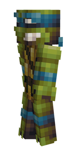 Black skin: body, left side render