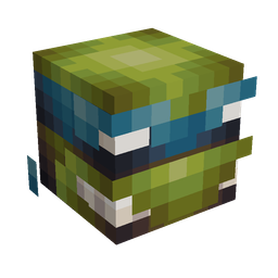 Black skin: head render