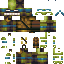 Black skin: raw texture render