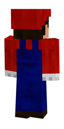 Black skin: body, back render