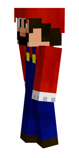 Black skin: body, left side render