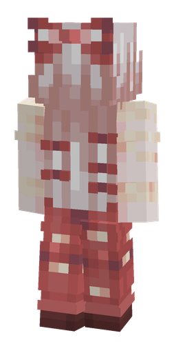 Orange skin: body, back render