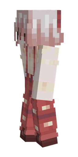 Orange skin: body, left side render
