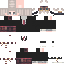 Black skin: raw texture render