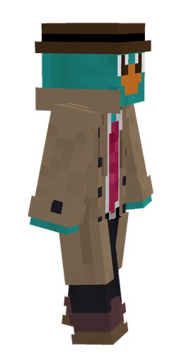 Black skin: body, right side render