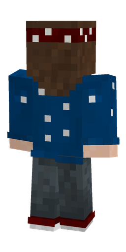 Black skin: body, back render