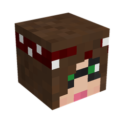 Black skin: head render