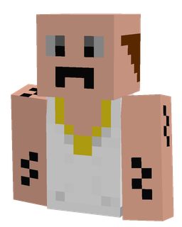 Blue skin: bust render
