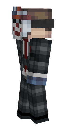 Black skin: body, left side render