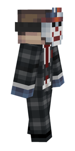 Black skin: body, right side render