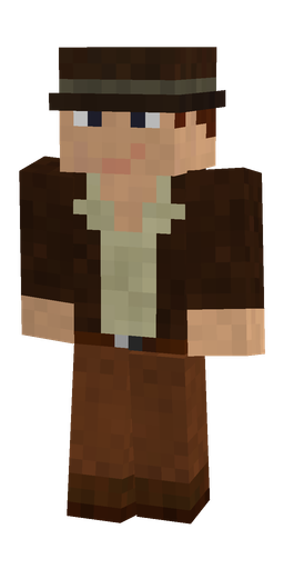 Brown skin: body, front render