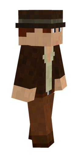Brown skin: body, right side render