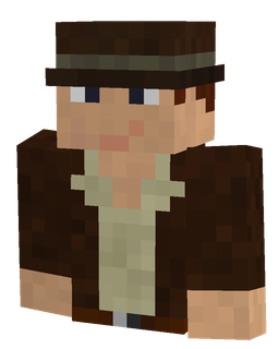 Brown skin: bust render