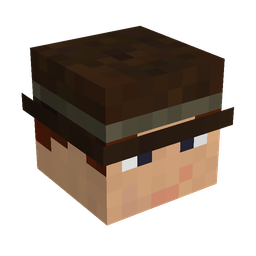 Brown skin: head render