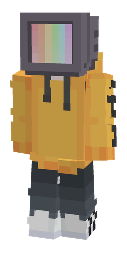 Black skin: body, front render