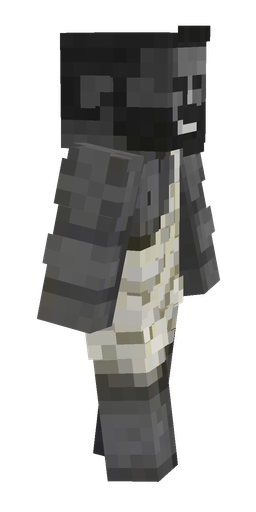 Black skin: body, right side render