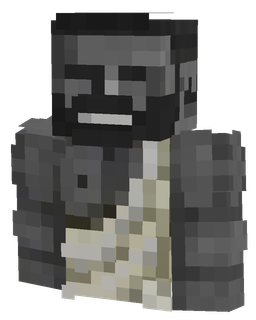 Black skin: bust render
