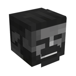 Black skin: head render