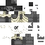Black skin: raw texture render