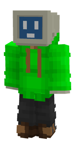 Black skin: body, front render