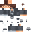 Black skin: raw texture render