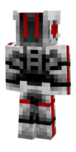 Black skin: body, back render