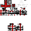 Black skin: raw texture render