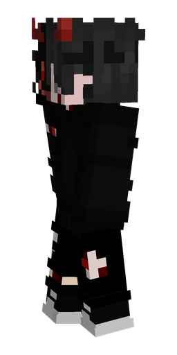 Black skin: body, left side render