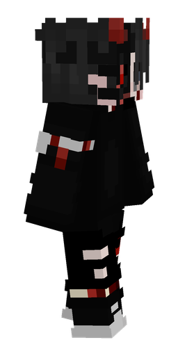 Black skin: body, right side render