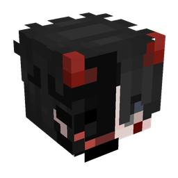 Black skin: head render
