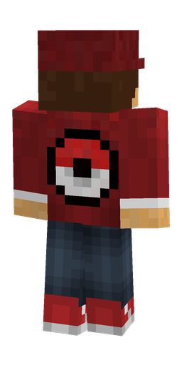 Blue skin: body, back render