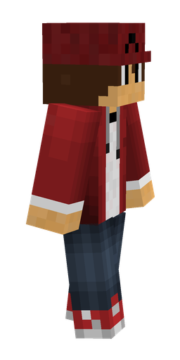 Blue skin: body, right side render