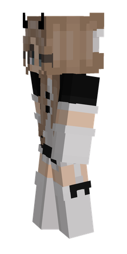 Black skin: body, left side render